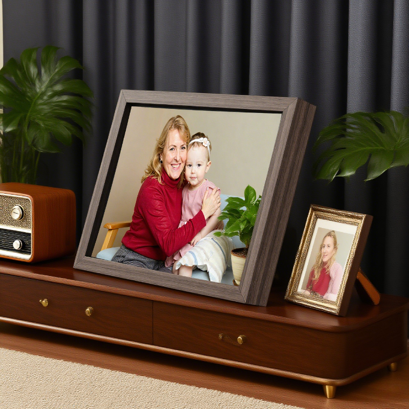 Love in Every Glow: Preserve Precious Moments with Our Dual-Function Mirror Frame