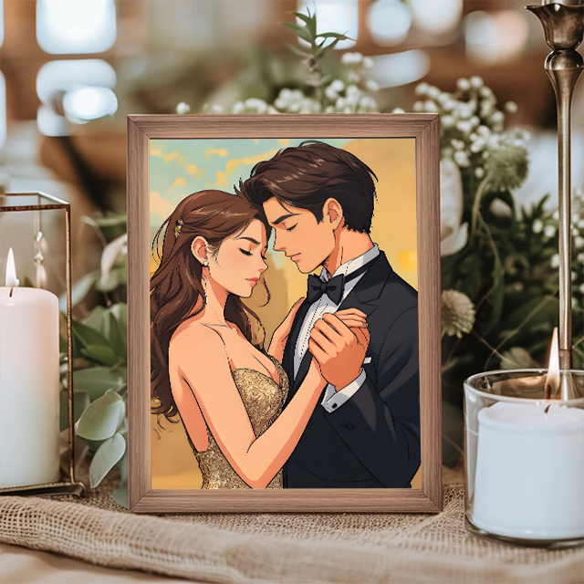 Wedding Dream -Add-Loved-one to photo, Customize LED Illuminated Paintings Light