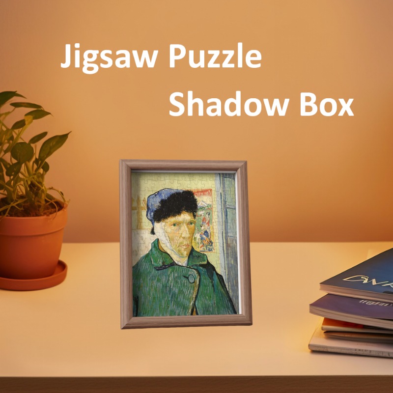 Van Gogh Self-  DIY Gift for Art -,Pallette Puzzle 6.8*8.8