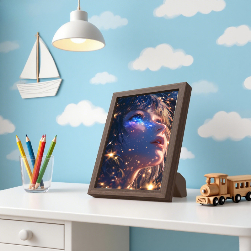 Print Their Inner Universe, Light Up Their Wonder—Our Dreamy Mirror Frames Celebrate Young Minds