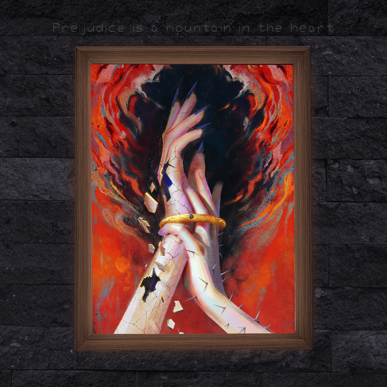 Buddha's Hand Nezha -DIY Photo, Customize LED Illuminated Paintings Light