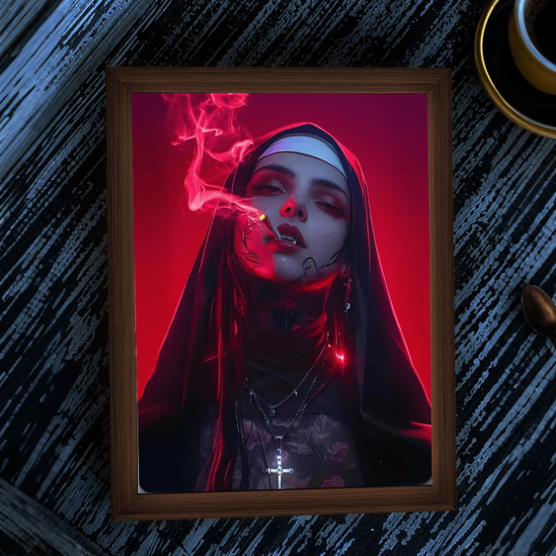 Cyberpunk Style -DIY Photo Painting, Customize LED Illuminated Paintings Light