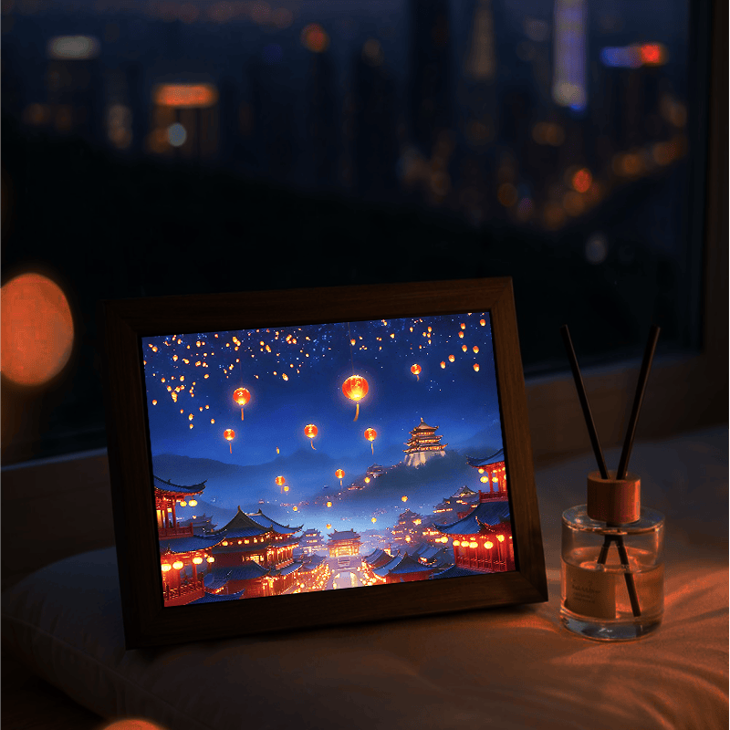 illuminate the night, Customize LED Illuminated Paintings Light